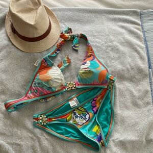 Trina Turk colorful bikini set